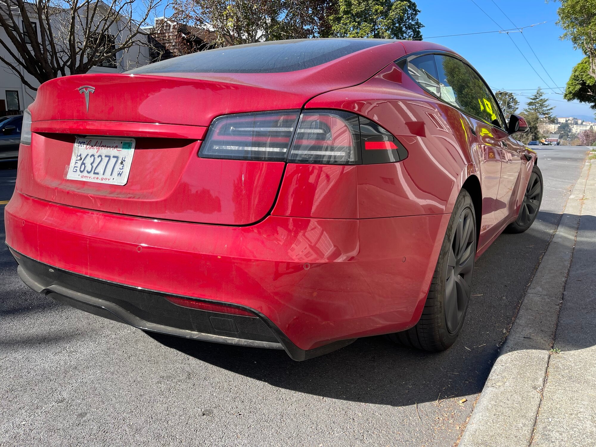 Tesla Model S new tail lights get their closest and best look to date